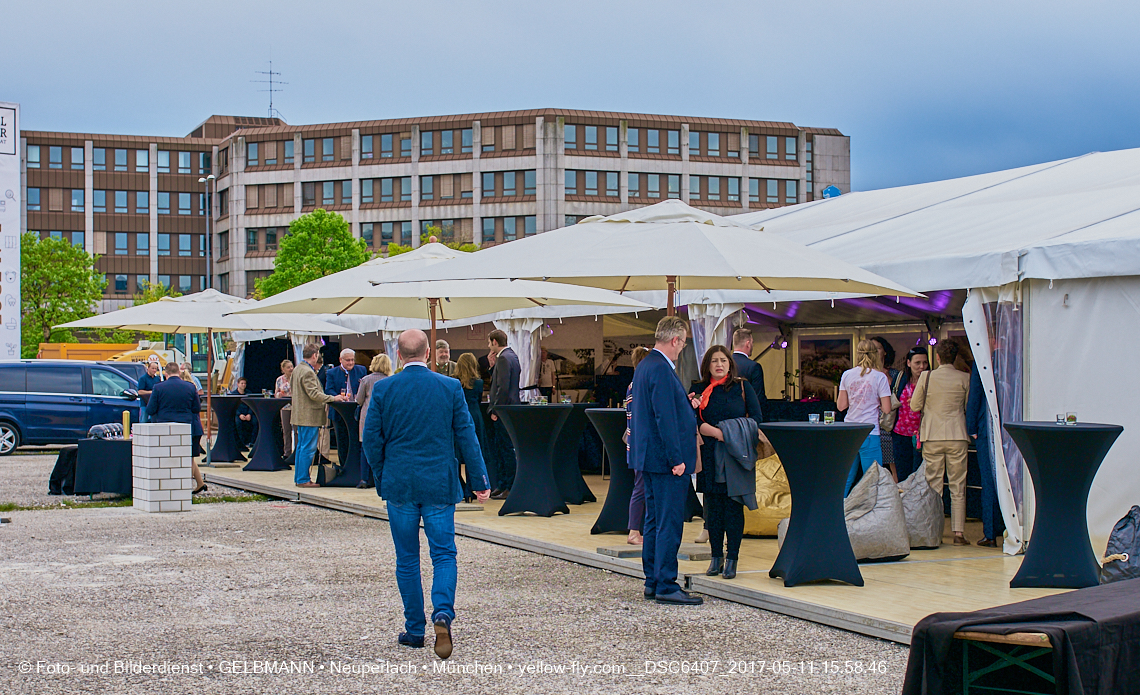 11. Mai 2017 - Grundsteinlegung für die LOGE und dem Kulturquadrat in Neuperlach